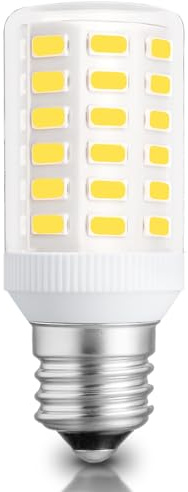 TZLONMFG 5304517886 KEI D28x kel 2816x Frigeidaire Refrigerator Bulb 6W E17 LED Freezer Light Bulb Replacement, 5304522314 Daylight White 5000K 100V-265V Fridge Lamp 600LM, 1-Pack