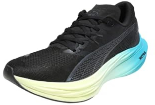 Puma Herren Deviate Nitro 3 Laufschuhe Neutralschuh Puma Black-Speed Blue - Schwarz