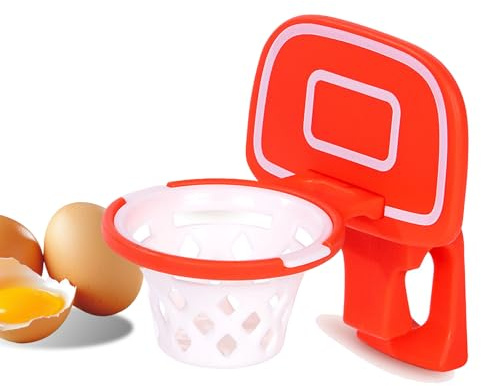 Basketballständer Eiertrenner Kunststoff Eigelbtrenner Eiweiß Trenner Für Die Effiziente Trennung Von Eiweiß Und Eigelb, Eigelbfilter, Ei -extraktionstool Für Haushalt, Backen, Kochwerkzeug
