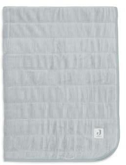 Jollein Babydecke Velvet Rib - Sea Green - 75x100cm - Baumwolle - Für Babywiege - 2.0 TOG - OEKO-TEX Zertifiziert - Weicher Ribstoff