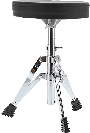 Yctze Trône de Tambour rembourré à Hauteur Réglable, Tabouret de Siège de Tambour en Bois d'érable 5A, Tabouret de Batterie Robuste et Stable avec Conception Pliable Portable, Idéal pour Les