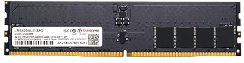 Transcend JetRam 32GB DDR5 RAM 6400MHz CUDIMM 2Rx8 CL52 1.1V, JM6400ALE-32G