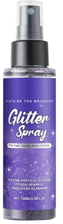 Glitter Spray Per Il Corpo – Glitter Spray Scintillanti Per Vestiti E Viso | Lacca Scintillante, Gliter Cosmetico Multiuso, Spy Illuminante Per Il Trucco, ray Corpo Lucido Per Donne, Moglie, Figl