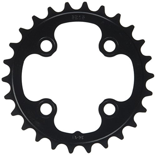 Truvativ Chainring MTB 26T 4 Bolt 64 mm BCD Aluminium Blast Black 3 mm, 11.6215.092.000
