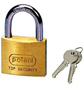 Potent 2740 Lucchetto Ottone, 40 mm