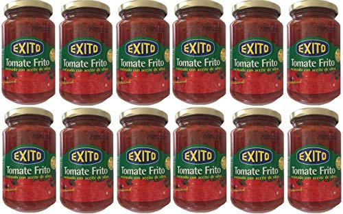 Tomate frito con aceite de oliva Exito tarro de cristal [PACK 12 UNIDADES]