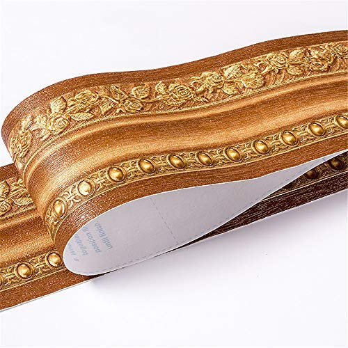 Bordüre Selbstklebend PVC Tapete Aufkleber,Wandtattoo,Wasserdichte Bad Bordüre Stciker,Wandbordüre fur Küche, Badezimmer, Wand Decor (#2)