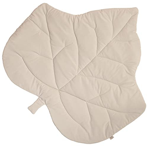 PEPI - Playmat Baby - Spielmatte Baby Faltbar - Spielmatte Kinder - Krabbelmatte Baby 100x90 - Spielmatte Kinder Velvet -Baby Matte Blatt - 100% Baumwolle - (Cappucino)