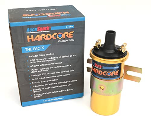 HardCore 40,000 volts dry resin performance ballast 1.5 ohms coil for classic cars