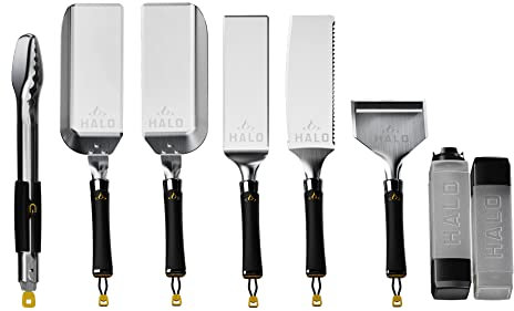 HALO Kit de plancha Elite, el mejor kit de plancha de 8 piezas centrado en el rendimiento, la fuerza y la versatilidad