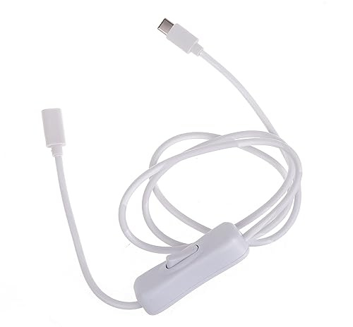 Yfenglhiry Cavo USB C a USB C tipo C maschio a tipo C femmina con interruttori cavo di ricarica sincronizzazione dati cavo adattatore per telefono USB C cavo di prolunga maschio a femmina