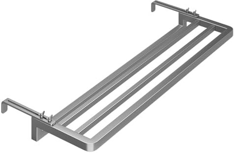 Stendibiancheria regolabile per termosifone, con bracci telescopici mobili, ringhiera, balcone, 3 bar, per appendere calzini, vestiti, asciugamani