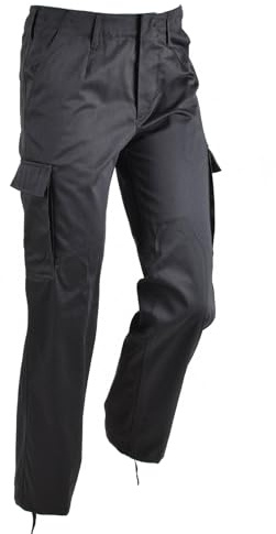 German Military Style Moleskin Pants Durable Black Combat Uniform Trousers