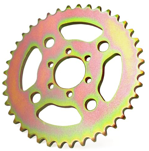 Dusledel Piñón de cadena trasero de alta velocidad 40T # 40 41 420 6 agujeros de repuesto para Coleman CT100U CC100X para Mega Moto MMB80 105cc para Motovox MBX10 para Baja Doodle Bug DB30 Mini Bike