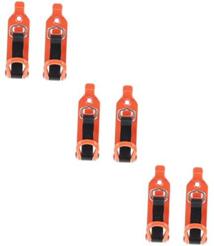 NUOBESTY 3sets Clamp Mounting Kit Heavy Duty Holder for Roof Rack Securely Holds Tools Equipment Lightweight Easy to Install for Trucks Trailers 2pcs*3