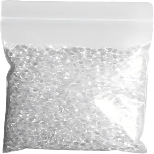 Pellets de polimorfo de plástico moldeable, 200 g, bioplástico transparente, perlas de termoplástico para derretir a 90 ℃, moldeables en gel y reutilizables, para modelado y cosplay