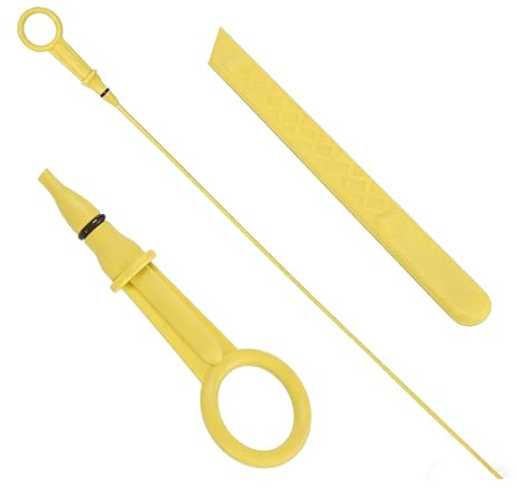 Vibsky Asta livello olio compatibile con motori Renault 1.5 dCi – Adatto per Clio Kangoo per Megane II – Giallo 52,1 cm