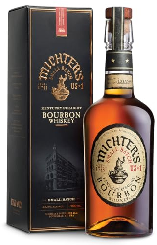 MICHTER'S - US 1 - Bourbon - 45,7% Alcool - Origine : États-Unis/Kentucky - Notes de Fruits & Vanille - A servir pur ou en cocktail - 70 cl