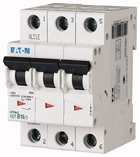 Eaton 240883 Leitungsschutzschalter, 16A, 3P, B-Char