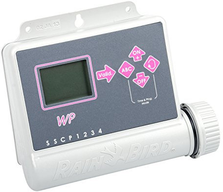 Rain Bird WP6 - Programmatore di irrigazione a batterie, Colore: Grigio