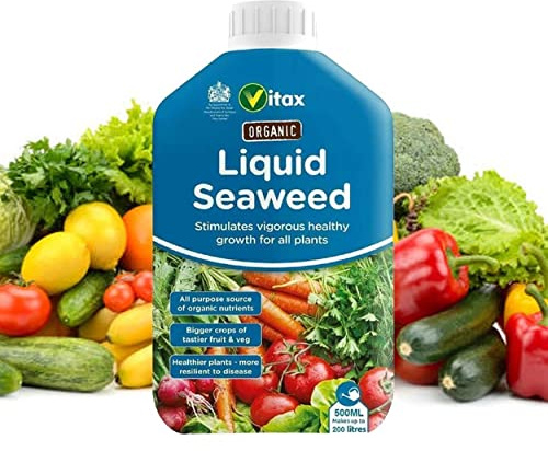 Vitax Liquid Seaweed Organic Plant Food Flower Food Vegetable Food 500ML