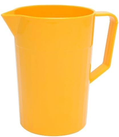Harfield 750ml Yellow Graduated Jug Virtually Unbreakable Polycarbonate Plastic Drink Pitcher