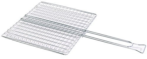 VERDELOOK Griglia di Cottura in Acciaio Inox Senza Piedini 40x35 cm. Grill per Barbecue