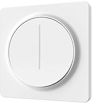 ENERJ Wifi Smart Dimmer Switch 1 Gang, Smart Dimmable Switch for LED Lights that Works with Alexa for Dimming Lights & Bulbs