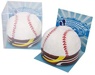 3D Ball Style Towel 100% Cotton Kids Washcloth Handtowel Decoration Gift 13 x 13.8 inch (Baseball)