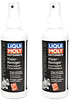 LIQUI MOLY Motorbike Visier Reiniger Spray Visierreiniger Helm 2 Stück á 100 ml