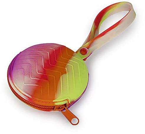 Ecovona - Étui en silicone pour tétine de bébé | Passe au lave-vaisselle avec fermeture à bouton durable | Housse de poche souple pour tétines et Binky | Gardez les tétines propres et toujours à