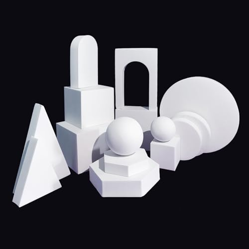 14PCS prodotto fotografia sfondo puntelli impermeabile schiuma dura cubo geometrico puntelli per servizio fotografico