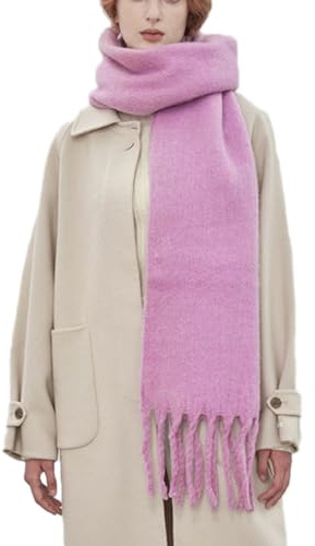 OUNIYA Women's Chunky Scarves Cold Weather Scarf (pack of 1)
