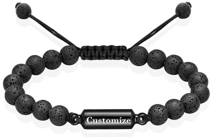 Minicremation Urnenarmband für Asche, verstellbares Seil, Gedenkurnen-Armreif für Männer und Frauen, handgefertigtes Perlen-Medaillon