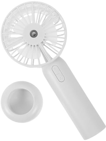 Zerodeko Battery Operated Spray Fan Water Bottle Cooling Mist Fan Handheld Portable Mini for Travel Charging