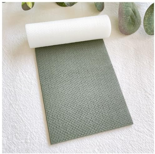 KEOKER Rullo per texture in argilla polimerica, rullo per realizzare orecchini, rullo per texture in argilla, ottimo lavoro con taglierine per argilla polimerica (tessuto di lino)