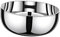 DimyFew Stainless Steel Mixing Bowls Cooking Baking Bowl Container Round Multifunction Thick Egg Whisking Bowl Wash Basin, Metal Kitchen Bowl for Rice, Fruit, Ice Cream, Food-Grade Material, 18cm