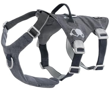 Hurtta Safeguard Hundegeschirr ECO (BlackBerry, schwarz, 45-60 cm)