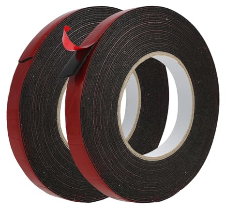 2 Pezzi (10 M X 10 Mm, 10 M X 15 Mm), Nastro Biadesivo Resistente, Adatto Per Il Montaggio Su Nastro Interno Ed Esterno, Adatto Per Il Montaggio A Parete, Strisce Luminose A Led E Accessori Per Auto