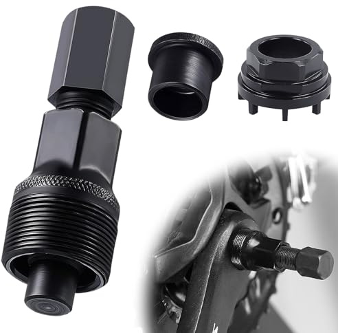 Herbst Extractor de bielas para bicicleta, herramienta de pedalier para bicicleta, con 8 niveles de rodamiento interior para muchos tipos de bicicletas