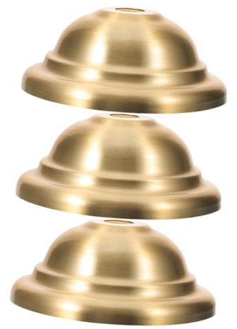 Warmhm 3 Pièces Capuchons de Base pour Lustre Accessoires Éclairage Décoratifs pour Salon et Salle à Manger
