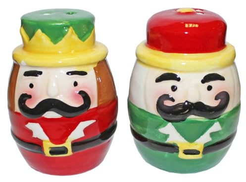 Christmas Salt and Pepper Set Novelty Cruet Set - Nutcracker Set 3969