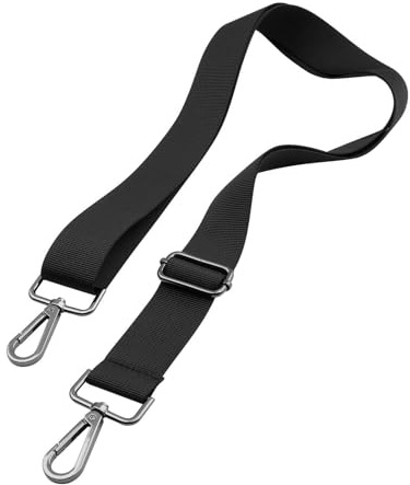 Allayu Correa de Repuesto para Bolso de Mano, Resistente y Ajustable, con herrajes aleación Zinc y Nailon cómodo para Bolsos, Longitud Ajustable con Ganchos giratorios Metal para Hombre.