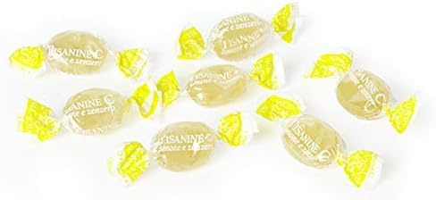 Vicentini Caramelle Zenzero e Limone con Vitamina C 500g - Le Caramelle della Tisana Genio della Lampada di Regina di Fiori