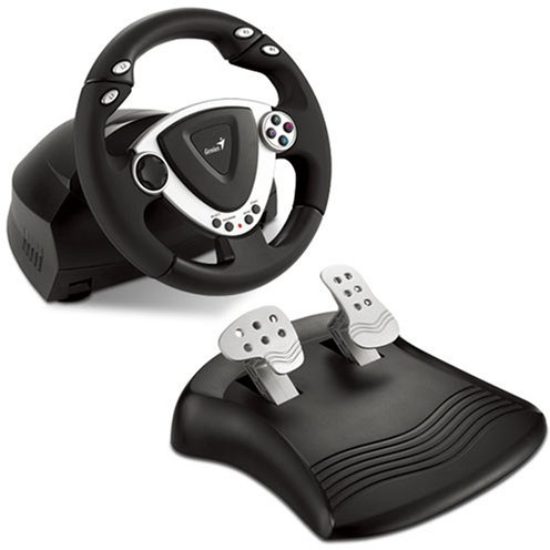 Genius Twin Wheel, Vibration Feedback Wheel per PS2 e PC.