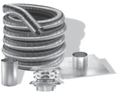 M & G Duravent 6DF304-15K 6 Inch x 15 ft. kit of 304-Alloy DuraFlex Light Liner