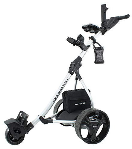 Electric Golf Trolley Digital Power Folding Cart Free Charger 36 Hole Battery