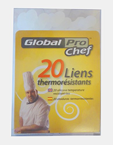 GLOBAL PRO CHEF - 20 LIENS SILICONE THERMORESISTANTS POUR CUISSON