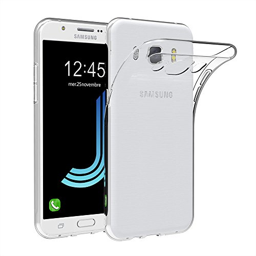 AICEK Kompatibel mit Samsung Galaxy J5 2016 Hülle, Transparent Silikon Handyhülle für Samsung J5 2016 TPU Schutzhülle Bumper Crystal Clear Case