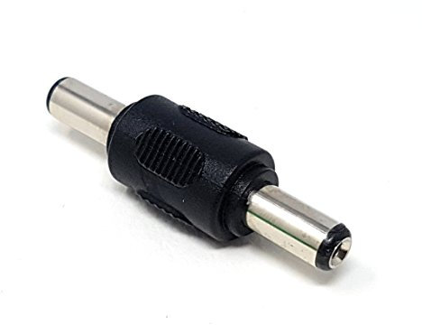 Maincore 5.5mm x 2.5mm DC Power Coupler – Male to Male Plug Adapter, Gender Changer Converter Extender for CCTV, LED, Laptops, and Power Devices